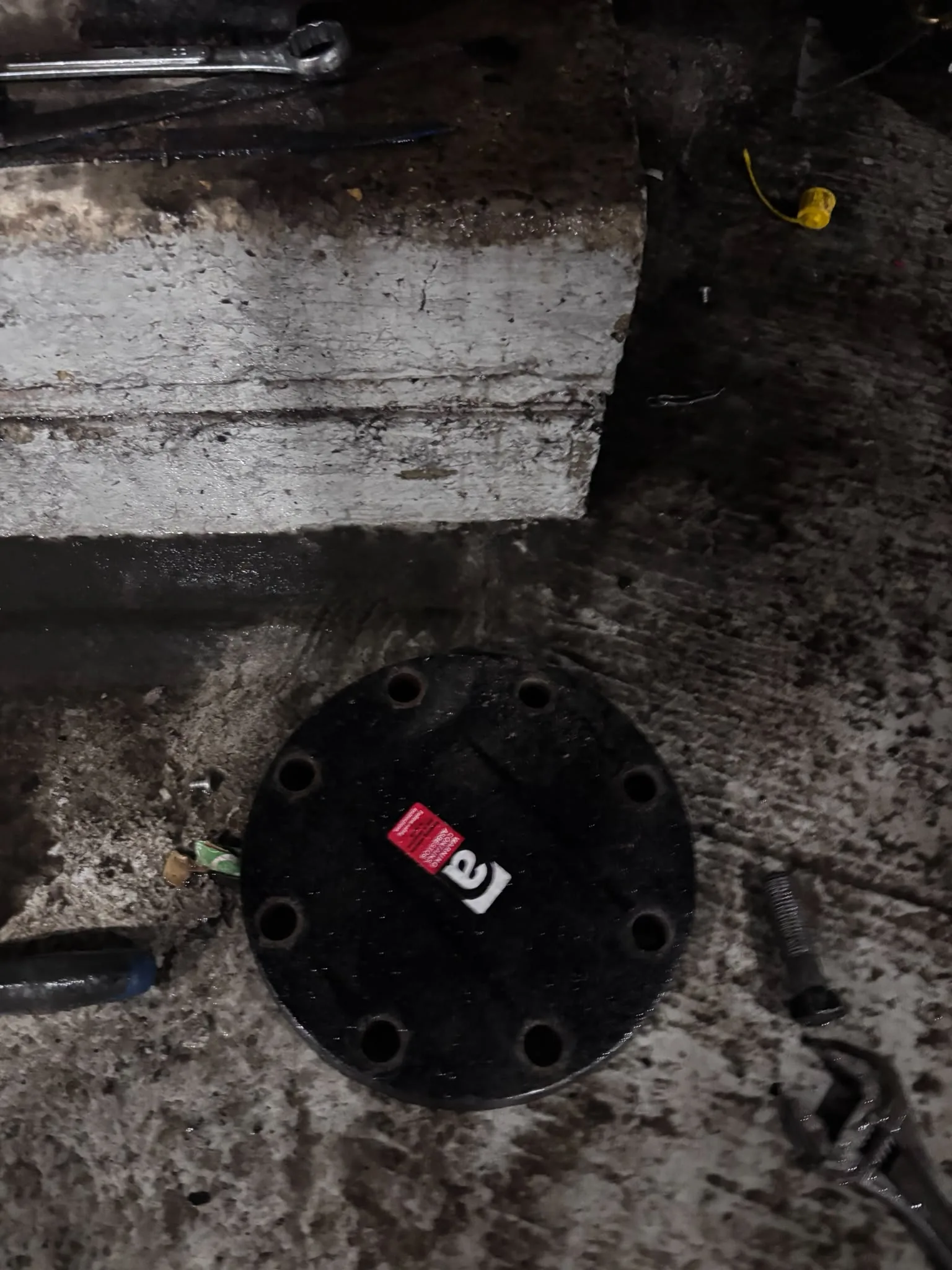 Artex scraping from a concrete ceiling during Abbey Wood refurbishment